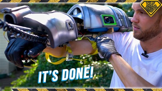 How we built an arm-mounted flame thrower