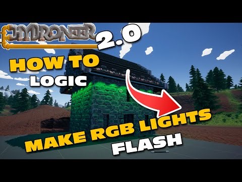 HYDRONEER 2.0 | HOW TO LOGIC | FLASHING RGB LIGHTS