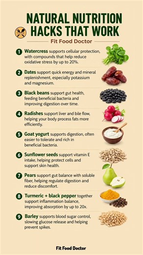 Natural Nutrition Hacks That Actually Work | Foods Your Body Will Love #healthtips #healthylife