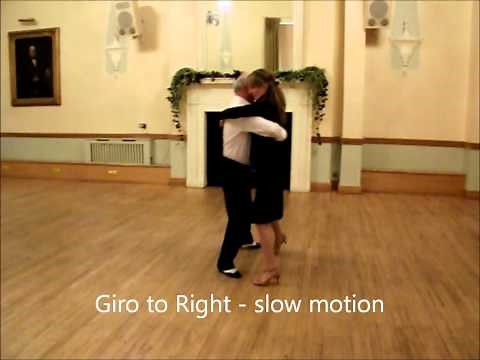 Argentine Tango Lesson 8 - Giro to Right