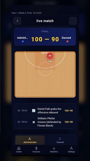 Online Basketball Manager Promo 2