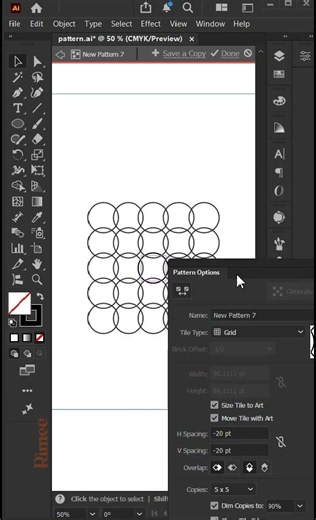 Illustrator Pattern Tool Magic 🤯 #design #illustrator