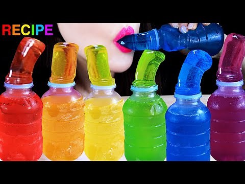 ASMR HONEY JELLY RECIPE RAINBOW HONEY JELLY HOW TO MAKE HONEY JELLY MUKBANG HOT ITEM