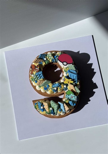 Pokémon Birthday Cake - Custom Cake for 9th Birthday