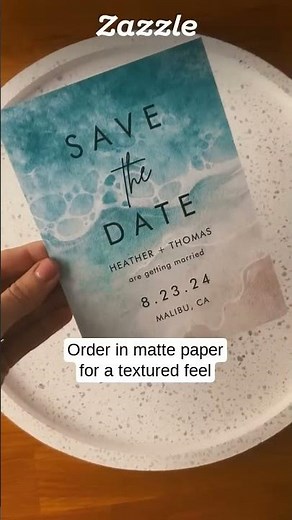 Wedding Save the Dates from Zazzle