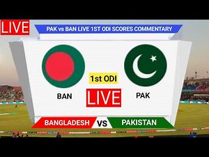 PTV SPORTS LIVE | PAKISTAN VS BANGLADESH LIVE | PAK VS BAN LIVE | 1ST ODI | LIVE SCORE COMMENTARY