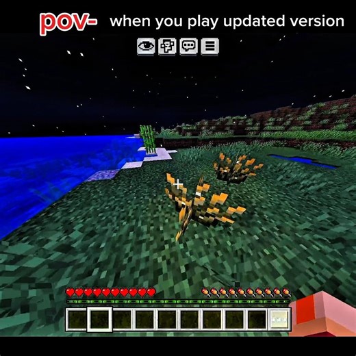 pov- when you play updated version#shorts#minecraft