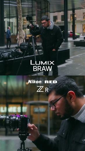 Nikon ZR RED RAW vs Lumix S1ii BRAW Comparison