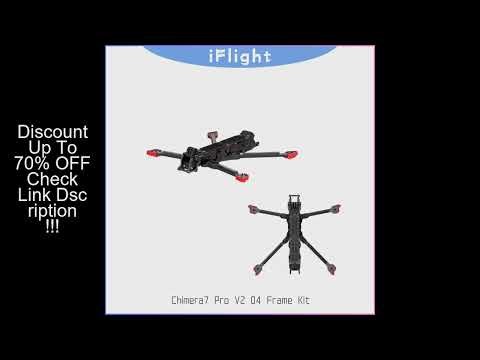 iFlight Chimera7 Pro V2 FPV Frame Kit O4 Pro 223mm Wheelbase 6mm Carbon Arms HD Racing Drone Chas