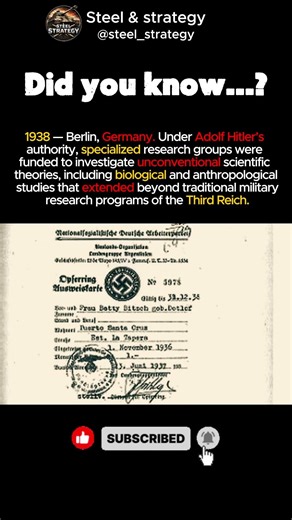 Hitler’s Secret Interest in Unconventional Science Before World War II