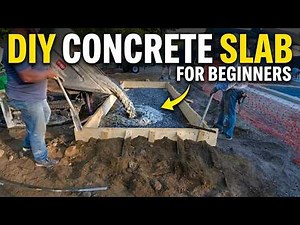 The Perfect Beginner Concrete Slab Pour | For DIYers in 2026
