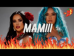 Becky G, KAROL G - MAMIII (Letra) | no me vuelvas a llamar que hasta boté el celular