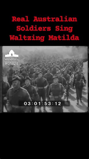 Australian Soldiers Sing Waltzing Matilda #anzac #aif #australianarmy #waltzingmatilda #australia #trueblue #johnwilliamson #slimdusty #ww1 #ww2 | Australian World War Stories