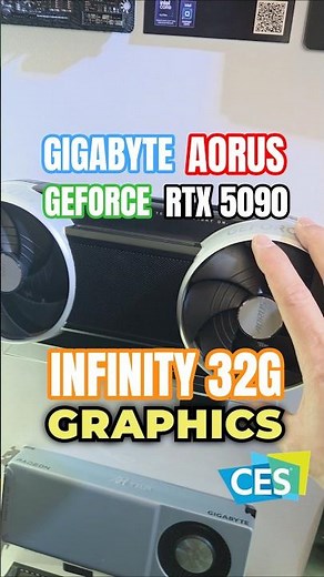 We check out the Gigabyte GeForce RTX 5090 Infinity 32G graphics card at CES 2026