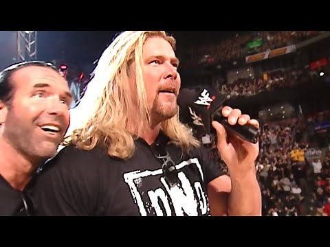 The Rock & Hollywood Hulk Hogan Confrontation with NWO Scott Hall & Kevin Nash - Monday Night RAW!