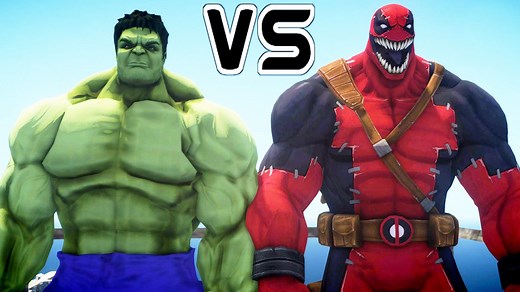 HULK VS VENOMPOOL - EPIC BATTLE