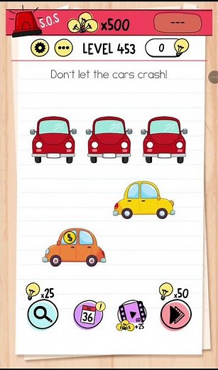 Brain Test Level 453 Walkthrough #braintest #games #braintestsolution #braingames #puzzle