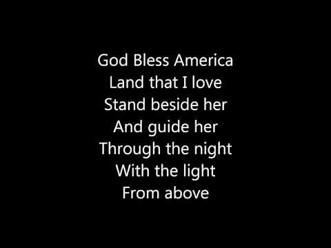 God Bless America Celine Dion Lyrics