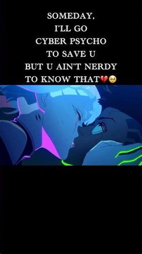 Does it hurt? 😭 🥹💔🌕#cyberpunk2077 #david #lucy#cyberpunk #edgerunners #cyberpsycho