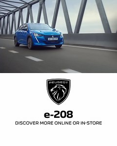 The e-208 has a sharp design that is complemented by an array of innovative features. #Peugeot208 #FullElectric | PEUGEOT