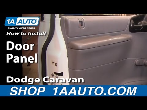 How to Remove Door Panel 96-00 Dodge Caravan