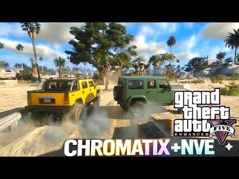 ChromatiX v0.7 + NVE Decembar Update - GTA V Enhanced Gameplay