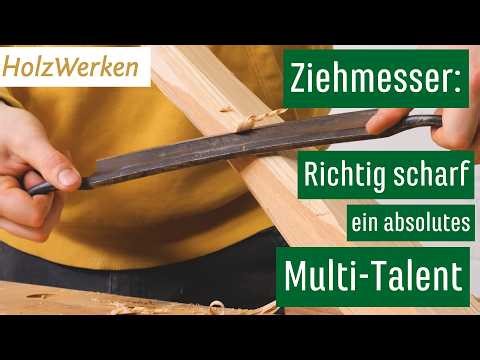 For rough work and very fine work: A drawknife belongs in every workshop.