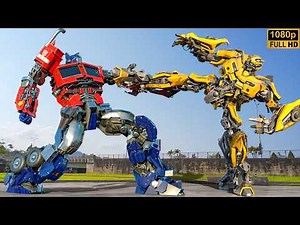 Transformers | Battle of the Autobots: Bumblebee Meets Optimus Prime | Movie Clip HD