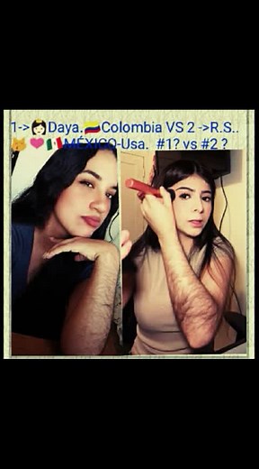 Ladies Nature (@ladiesnature_333) - Best regards 🙏🏻✨ Which of these 2 beautiful models is your favorite: #1Daya. from Colombia 🇨🇴 or the Mexican R.S..😽❤️🇲🇽?? #hairyarms #hairyarm