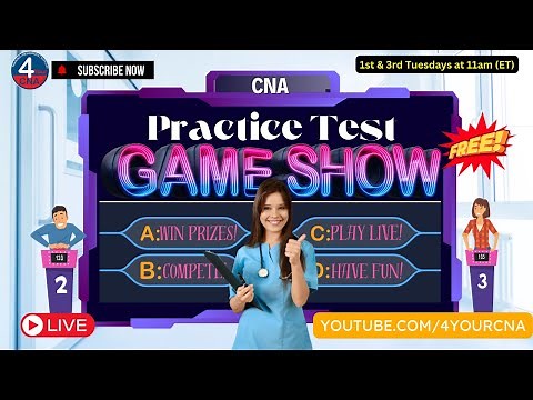 🧠 CNA Skills Game Show! | Test Your Knowledge on 21 Key CNA Skills! 🩺 8.5.25