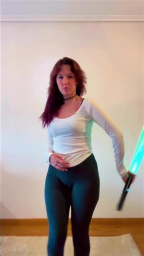 Learning hown to spin! #jedi #starwars #lightsaber