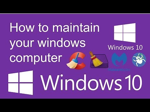 How to maintain your computer