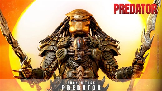 Predator Broken Tusk: il leggendario cacciatore in scala 1/6 di Hot Toys