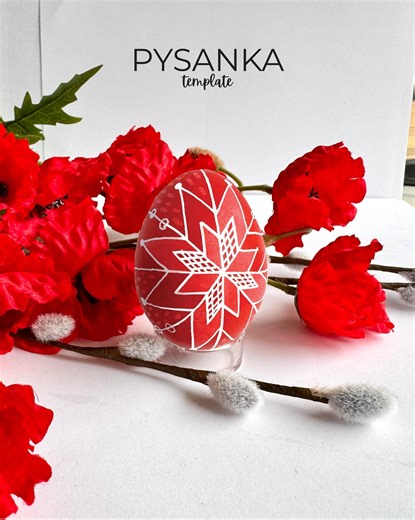 Pysanka Pattern Template | DIY Ukrainian Easter Egg (digital Download) | Tree of Life - Etsy