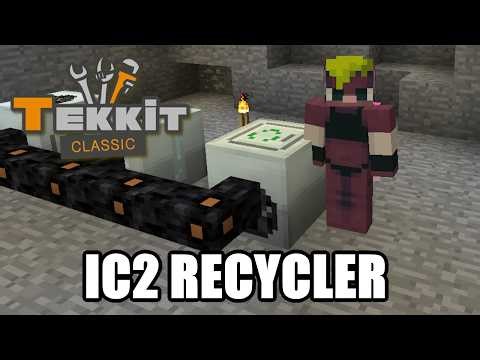 How To Make a IC2 Recycler Tekkit Classic [Tekkit Classic Tutorial 6]