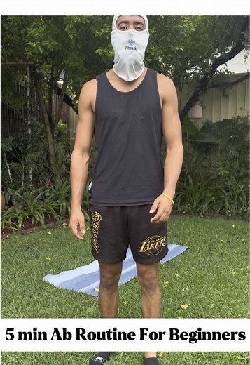 5 Minute Beginner Ab Routine Without Equipment