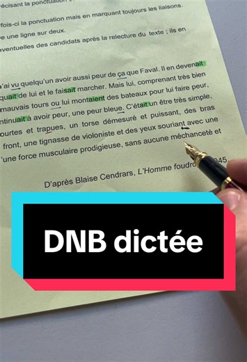 Vous pensez avoir combien sur 10 ? #prof #brevet #dictee #correction #eleve