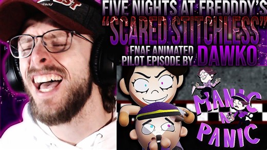 Vapor reacts #1159 | FNAF short animated pilot Scared Stitchless Manic n Panic by Dawko reaction!