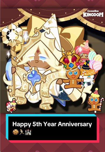 📸 Pause the screen right now! Which Cookie will be celebrating CookieRun: Kingdom's 5th anniversary with you? 🍪 Snap a screenshot and leave a warm anniversary message in the comments! ❤️ #CookieRun #CookieRunKingdom #CRK #mobilegame #gacha