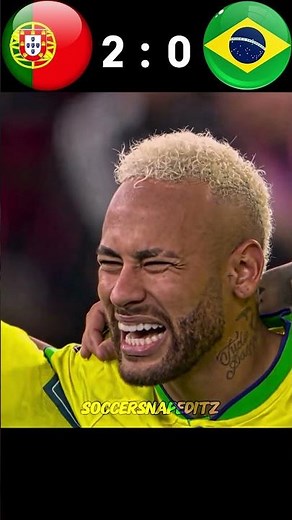 Intense penalty|Portugal vs Brazil | imaginary match #ronaldo vs #neymar #worldcup #ronaldo cr7