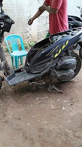 Click 150 v1 repair and alignment chassis Part 1 #highlights2025 #reelsviralシ #repair #followme #followersreels #millionviews | Rod'z Cab Motovlog