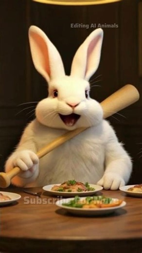 Rabbit Attack For Chicken 🐔🐇#rabbit#chicken#funny#shorts