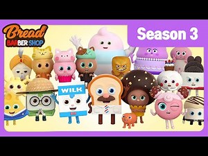 BreadBarbershop | Season3 Compilation | english/animation/dessert/cartoon