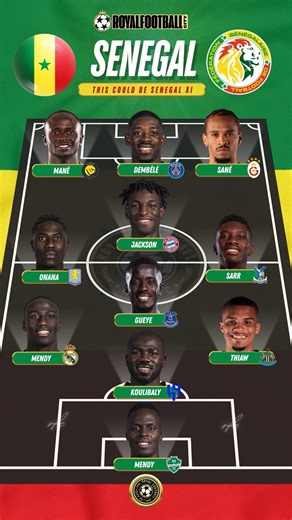 🇸🇳 🦁 This Could Be Senegal XI – The Team That NEVER Was! 😳 #shorts #senegal #lionsofteranga #mane