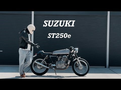 【カスタム紹介】ボロいのにカッコいい！ST250eラットテイストなカフェレーサー
