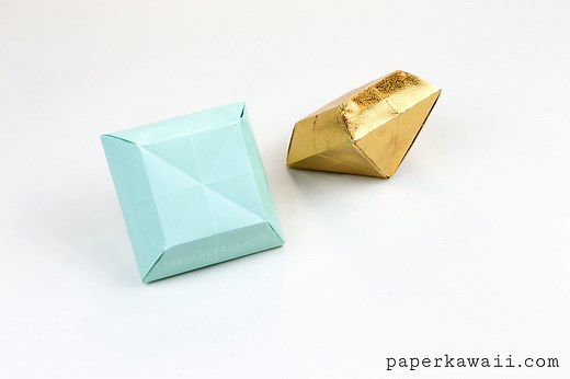 Origami Paper Crystal Tutorial - Make 3D Gems - Paper Kawaii