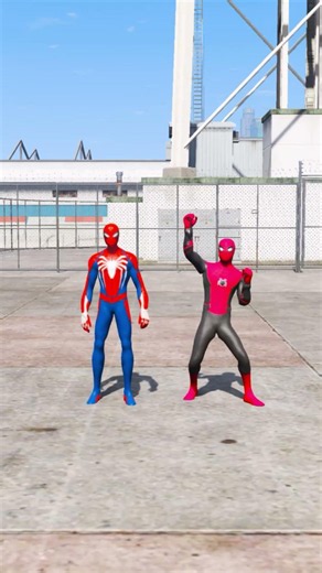 SPIDE-RMAN VS SKINNY HULK SUPERHEROES BATTLE #shorts #gta5 #hulk