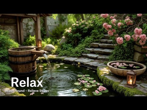 Healing Piano Music 🌸 Gentle Garden Ambience for Deep Relaxation & Stress Relief
