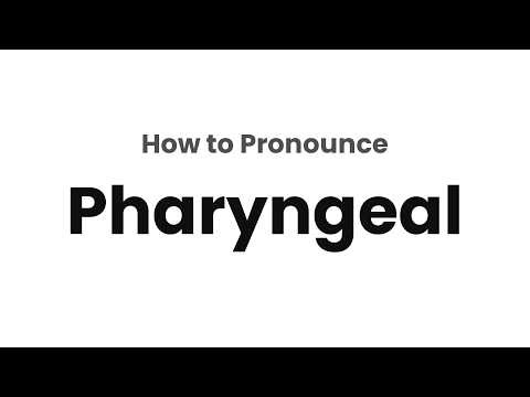 How to Pronounce Pharyngeal
