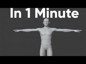 How to create a human Rig in 1 Minute in Blender